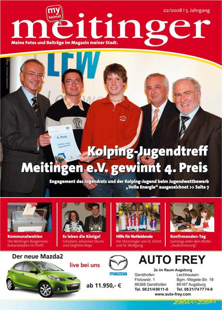 Die Februarausgabe von myheimat Meitingen