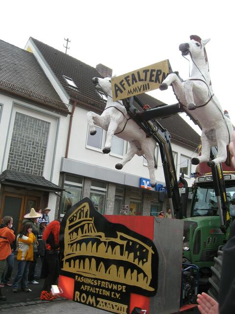 Ein sehr aufwändiger Wagen aus Affaltern.