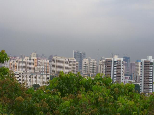 Blick auf die Skyline vom Mt. Faber