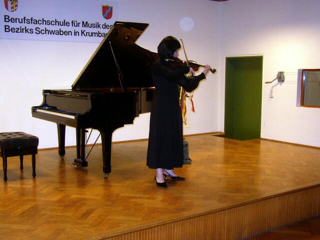 Gi-Bbeaum Kim an der Violine