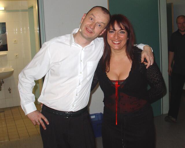 Roland Krabbe und Gabriela Koch, besser bekannt als "Ehepaar Braun"