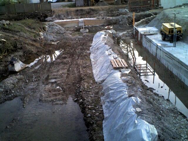 Arbeiten an der Kammel