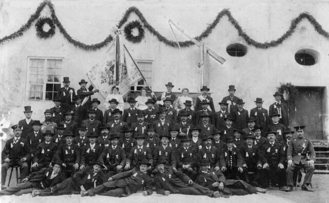 Fahnenweihe des Soldatenvereins 1907