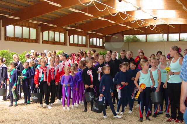 Voltigierturnier auf der Reitanlage Meir in Thierhaupten/Ötz