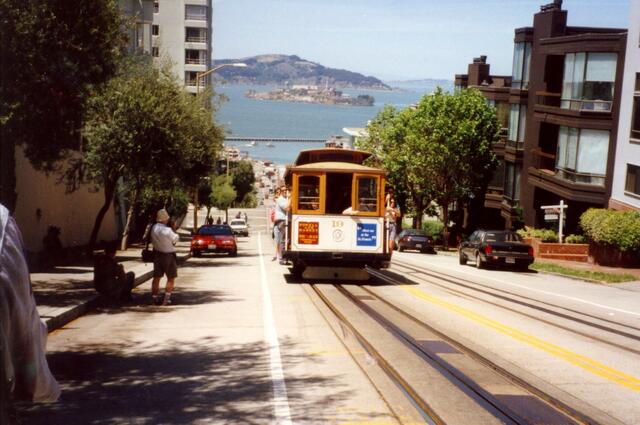 Blick auf Alcatraz ...