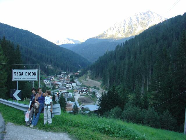 Hier ist unsere Unterkunft in den Dolomiten