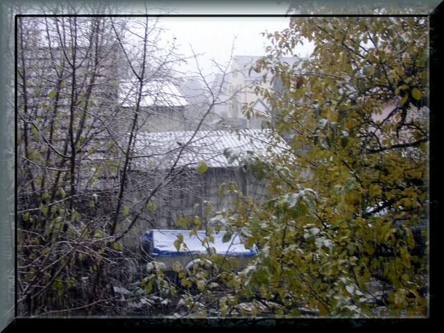 Der erste Schnee im November 2007