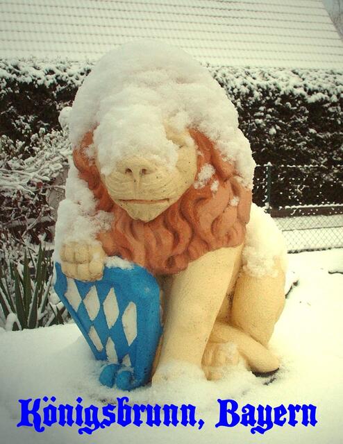 Der "Königsbrunner" Löwe...