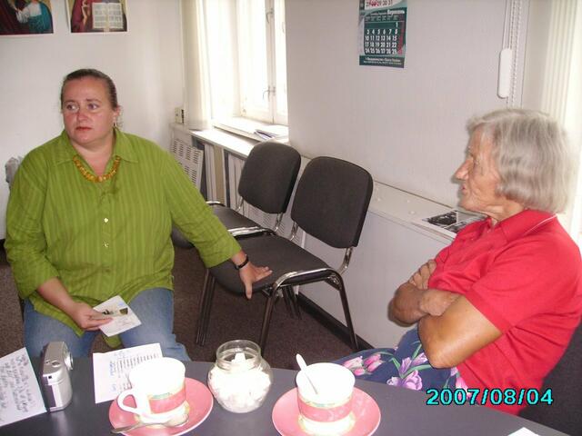 Frau Orlowa in der ukrainischen Stiftung
