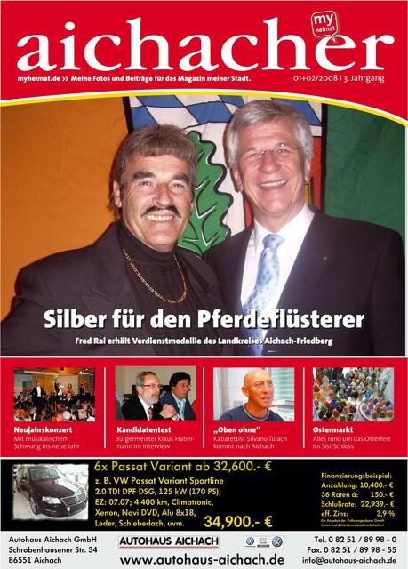 Die Februarausgabe von myheimat Aichach