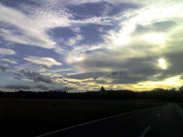 Der Abendhimmel der letzen Tage