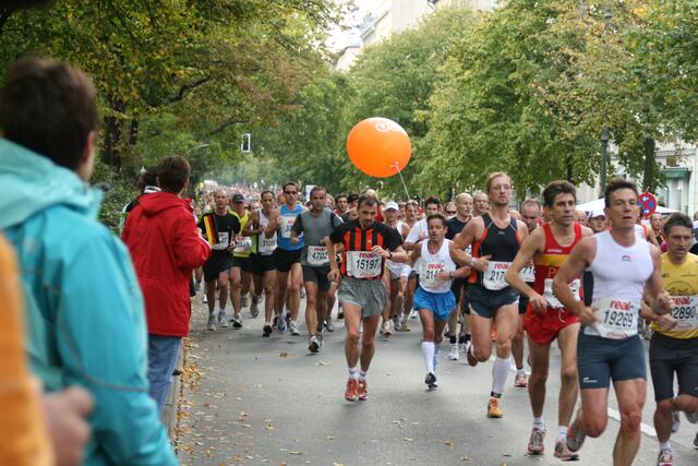 Läuferinvasion bei Km 18,5
