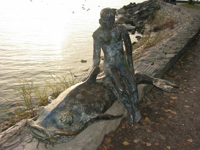 Meerjungfrau in Herrsching am Ammersee