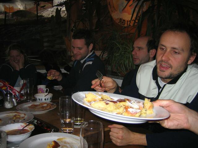 Zum Schluss gibt's für alle Kaiserschmarrn!