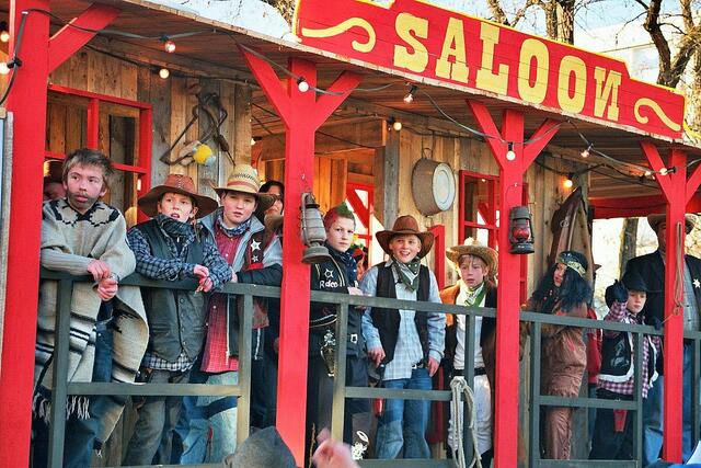 mobiler Western-Saloon