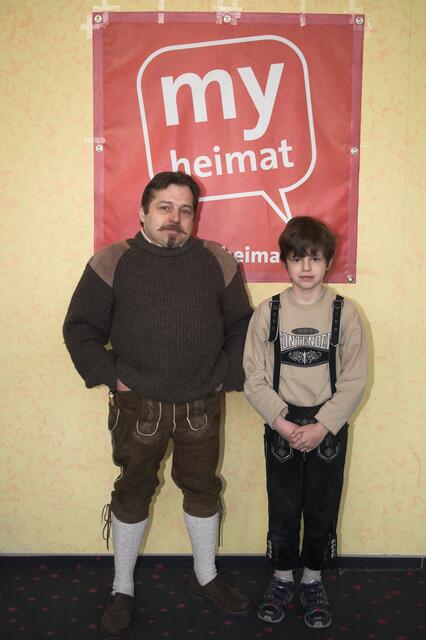 Michael von Gumppenberg (links) kam mit Sohn zur Matinee