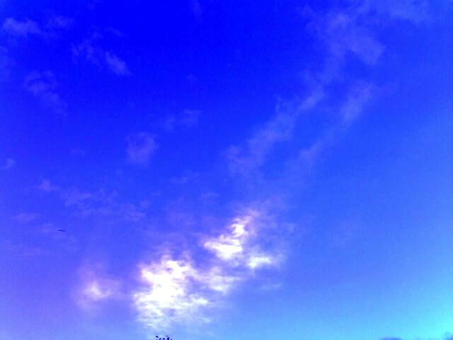 Des Himmels weiß und blau