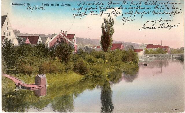 Die Insel Ried mit Badehäuschen