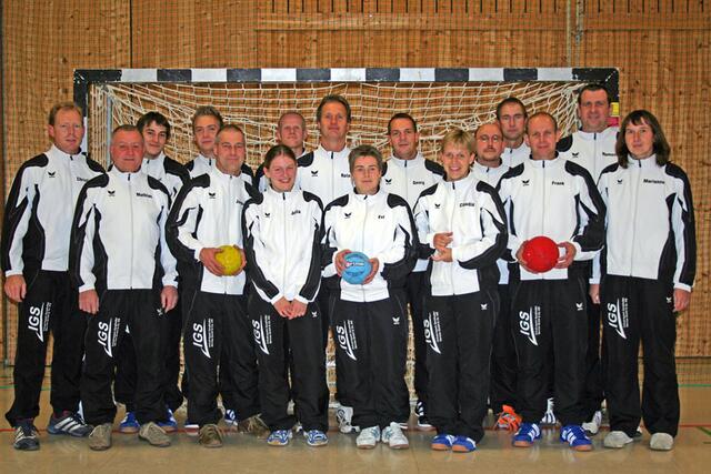 Offizielle und Betreuer der Handballabteilung