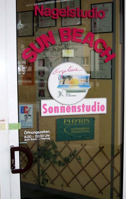 Sonnenstudio in der Bahnhofstraße