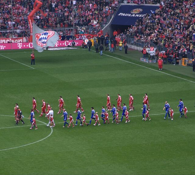 Kidseskorte FCB:Schalke am 31.März 2007