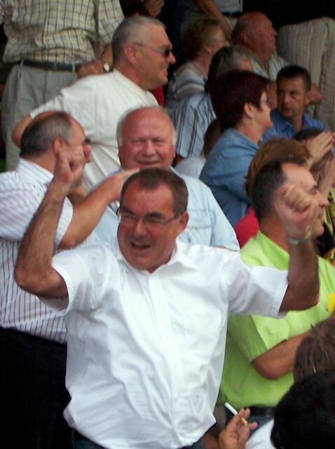 große Freude über das  2: 0