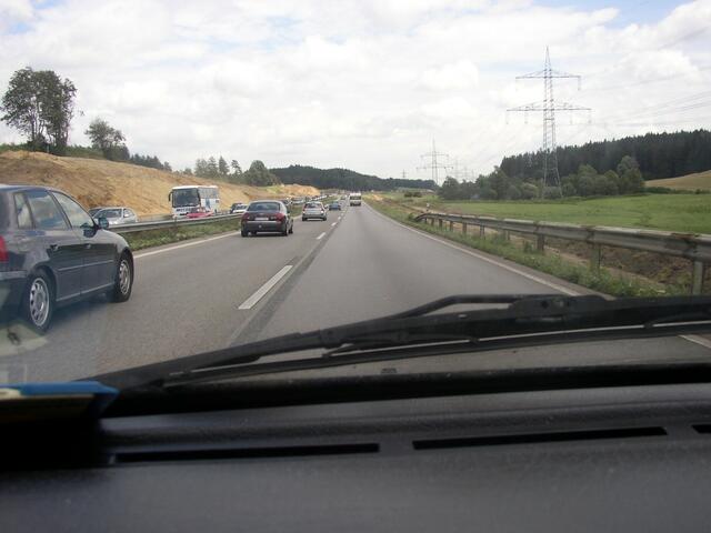 Auf der Autobahn