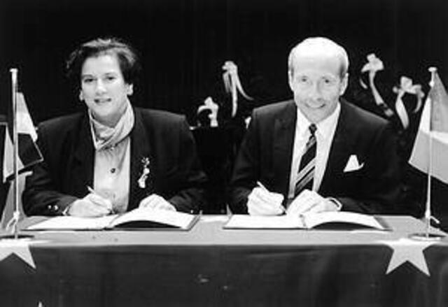 Partnerschaftsvertrag mit Bürgermeisterin Mara Salzini