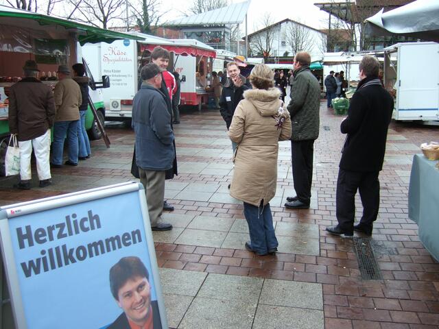 Professioneller Infostand der CSU