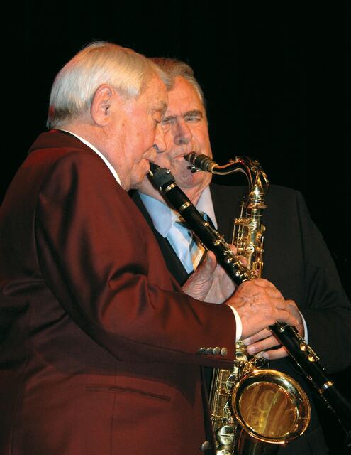 Hugo Strasser und sein kongenialer Partner seit Jahrzehnten Max Greger