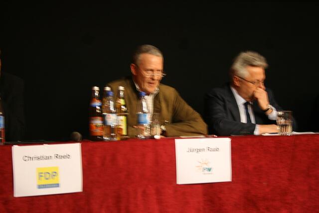 Jürgen Raab (Freie Wähler) und Ludwig Fröhlich (CSU)