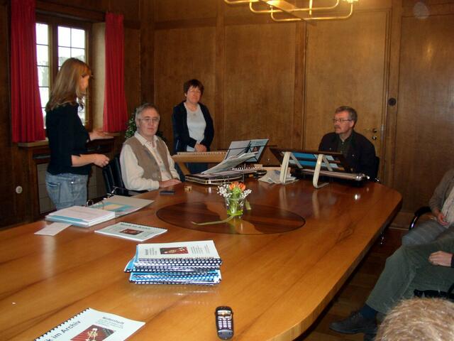 Alten Noten erklangen im offenen Archiv für Volksmusik in Krumbach