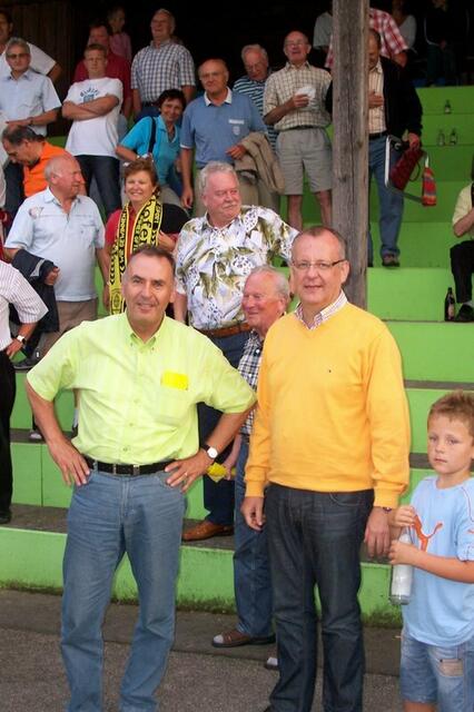 Zufriedener Präsident mit Jürgen Schantin