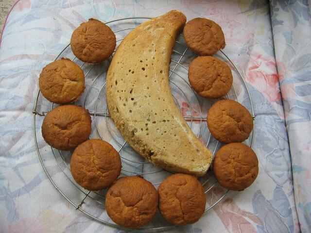 Bananenkuchen -  hier ohne Glasur
