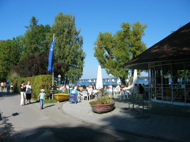 der Seepavillon hatte auch Hochbetrieb