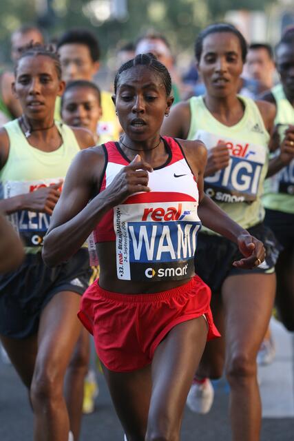 Gete Wami - Siegerin | Foto: Copyright scc-running