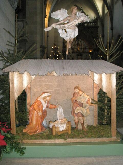 Die Krippe in der Klosterkirche St.Ottilien