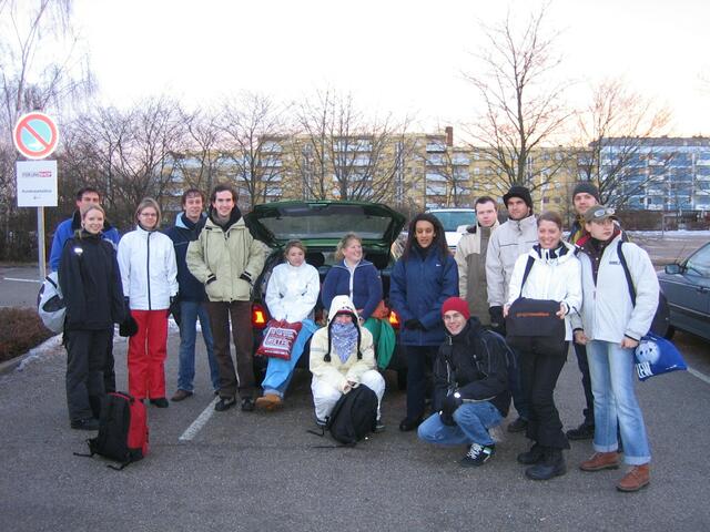 Gleich geht's los! Wir sind abfahrbereit.