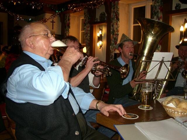 Auch der Seniorwirt hat mal durst