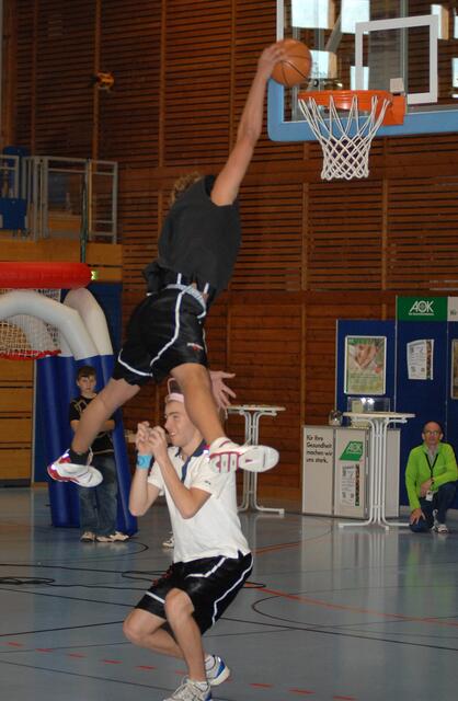 Triumph beim Dunkingcontest | Foto: Thorsten Jordan