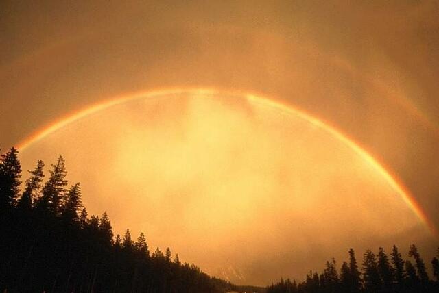 Strahlender Regenbogen