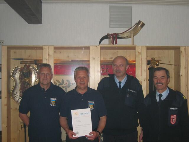 40 Jahre Aktiver Dienst bei der FF Jettingen