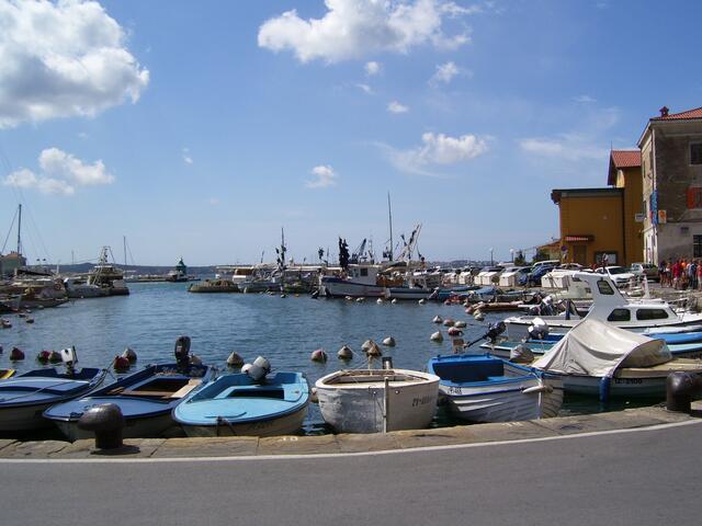 Am Hafen von Piran
