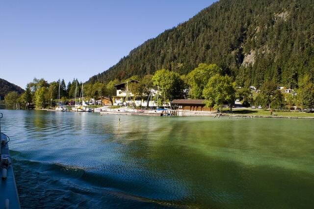 Unser Ausgangspunkt, die Seespitze ist wieder in Sicht. | Foto: ''