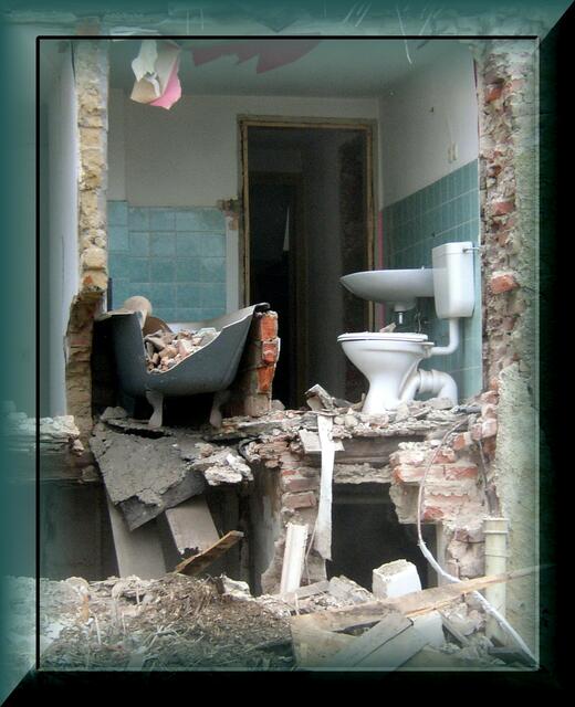 Badezimmer mit Frischluftzufuhr....