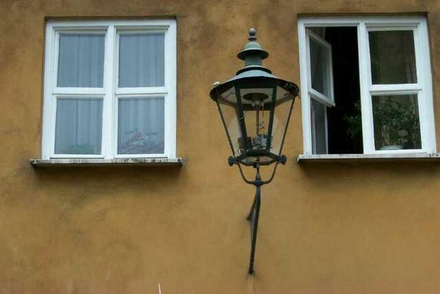 Riedinger Gaslaterne in der Fuggerei