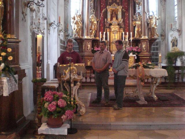 Fürbitten beim Dankes-Gottesdienst