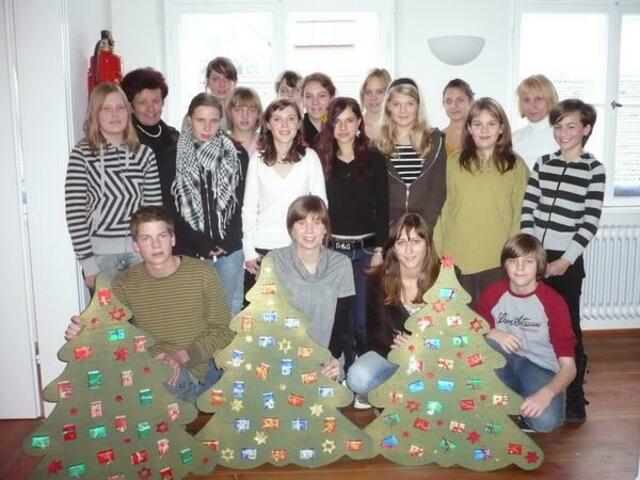 Die ganze Bastelgruppe