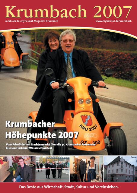 Das myheimat Jahrbuch Krumbach 2007 ist fertig!