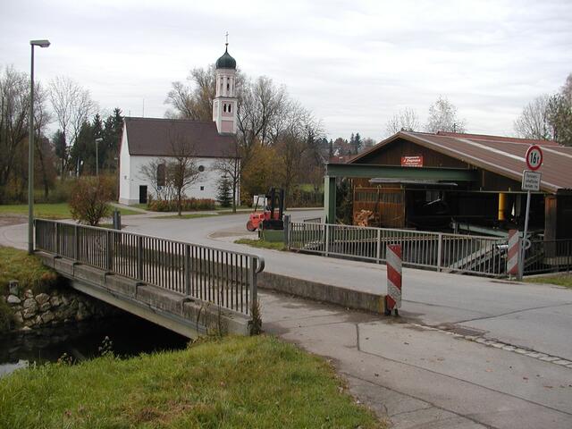 Die Paarbrücke in Rederzhausen muss abgerissen werden